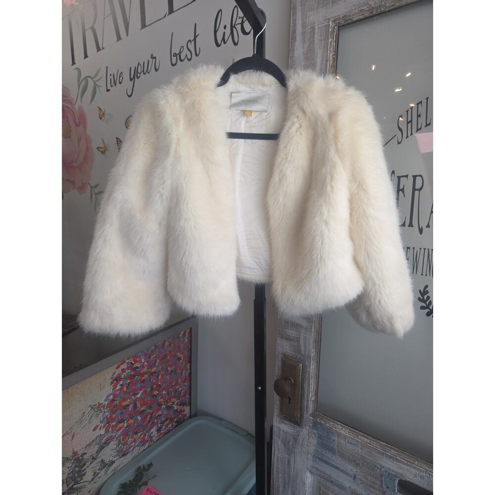 Anthropologie Faux Fur Leifsdottir Jacket XS Designer